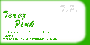 terez pink business card